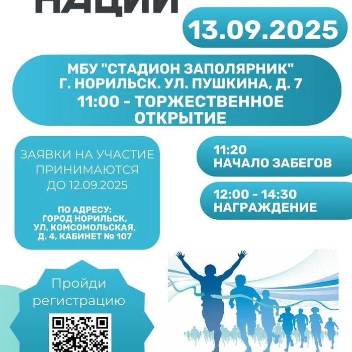 Всероссийский день бега «Кросс нации – 2025»
